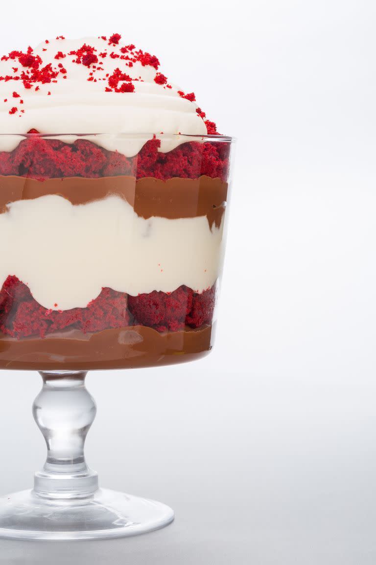 Red Velvet-Ganache Trifle