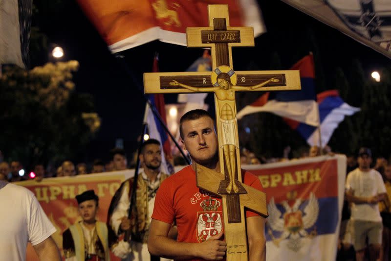 Rally ahead of general elections, in Podgorica