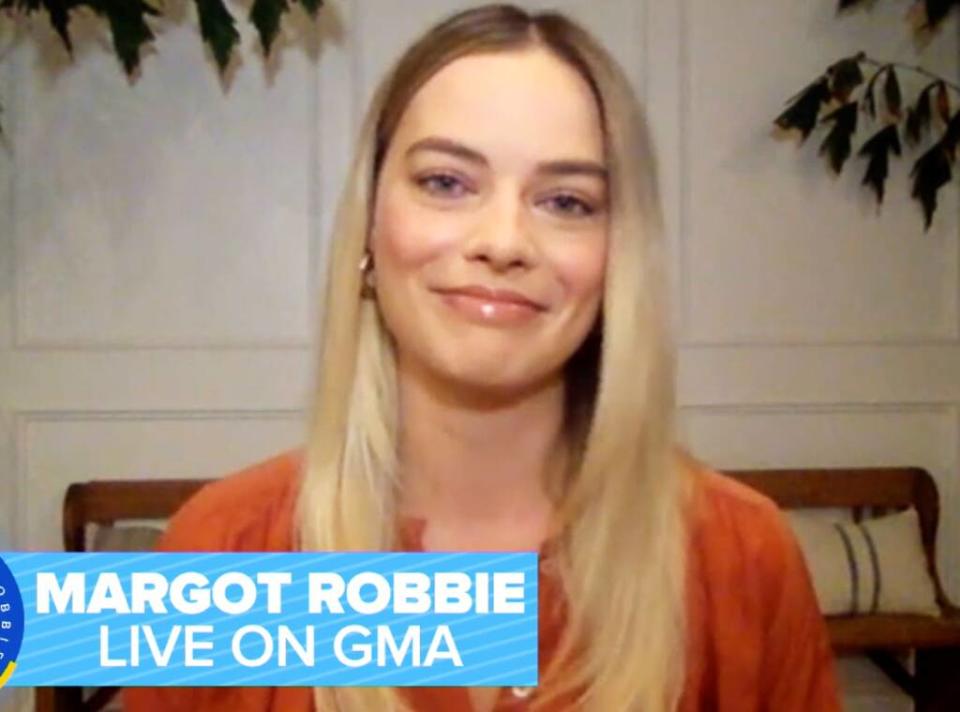 Margot Robbie, GMA screengrab