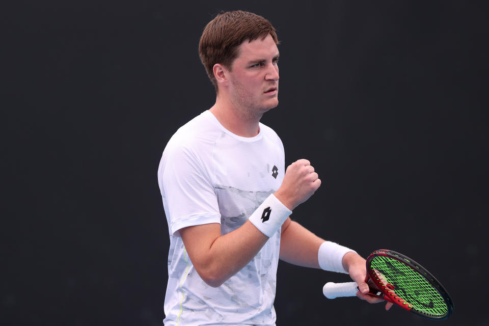 Patten, 28, and flying Finn Heliövaara battled from behind to clinch a stunning 4-6 7-6 (5) 7-6 (7) triumph against highly-rated Marcelo Arévalo and Mate Pavić