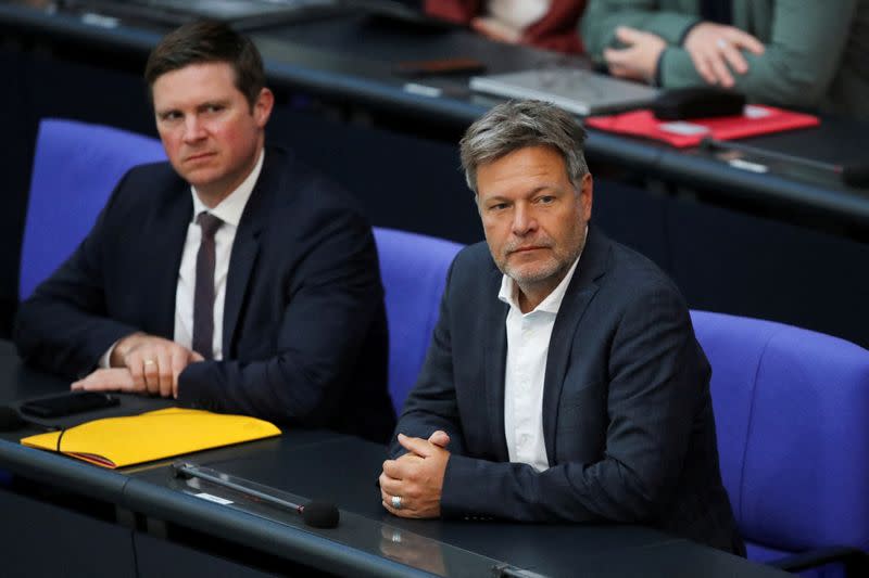 Plenary session of the lower house of parliament, Bundestag, in Berlin