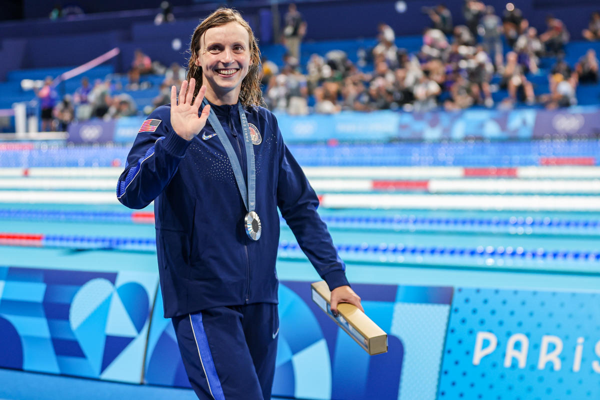 Will Katie Ledecky, golden again, be back for five-peat at LA 2028? ‘I’d love to’