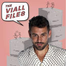 This image released by Nick Viall shows the cover art for his podcast "The Viall Files," named one of the top ten podcasts by the Associated Press. (The Viall Files via AP)