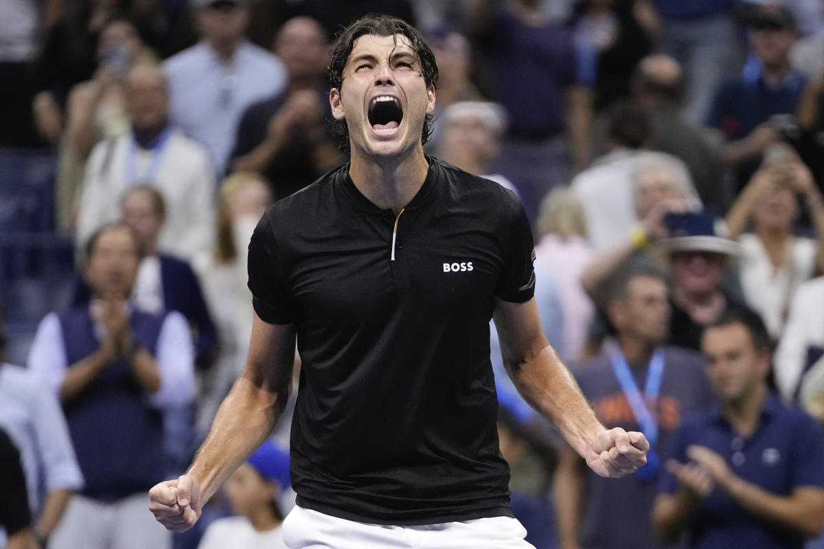 Taylor Fritz plays Jannik Sinner in the US Open men’s final