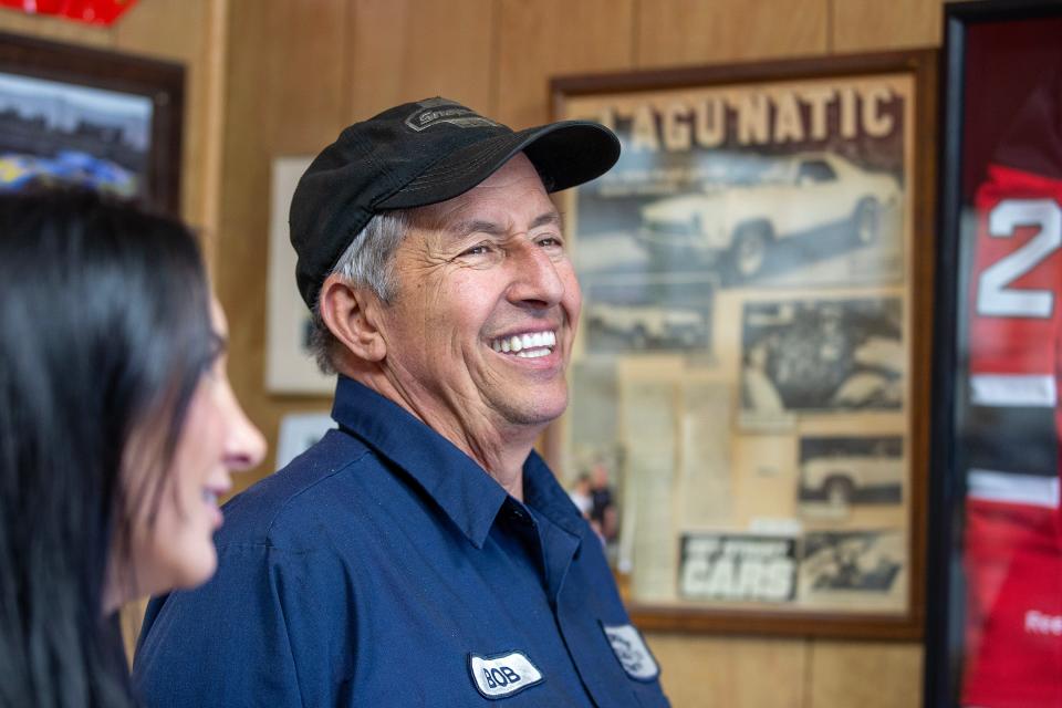 Bobby Vaccaro, owner, seen here with his daughter Lisa Craven, office manager, talks about his decision to retire after three decades of running R&J Auto Repair in Howell, NJ Friday, April 5, 2024