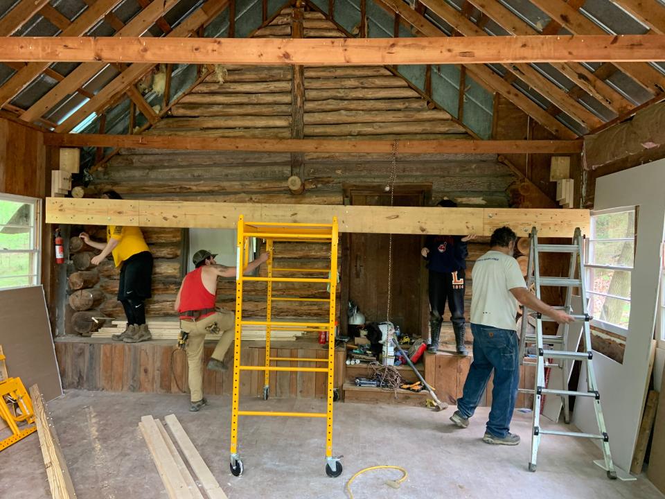 Allie and Dillon's home in Kentucky during renovations