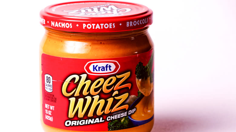 Jar of Kraft Cheez Whiz