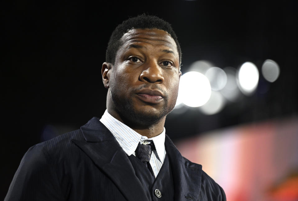 Jonathan Majors at UK Gala Screening Of “Ant-Man And The Wasp: Quantumania” At BFI IMAX - Credit: Gareth Cattermole/Getty Images f