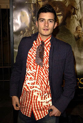 Orlando Bloom at the Hollywood premiere of New Line's The Lord of The Rings: The Fellowship of The Ring