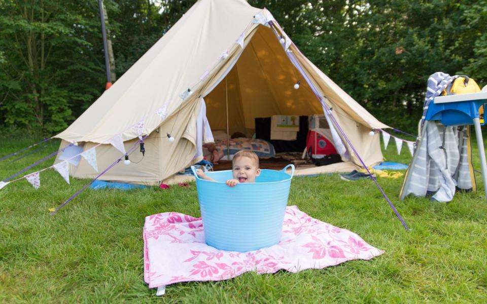 glamping camping UK - Clare Mansell/Moment RF / Getty