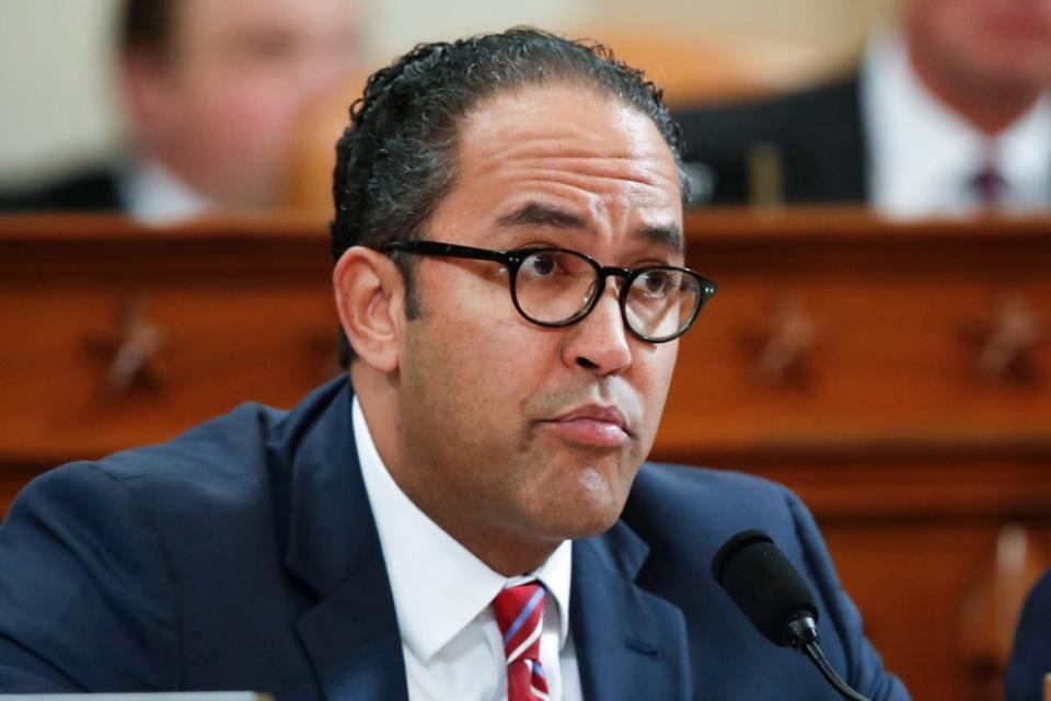 Then Rep. Will Hurd, R-Texas, speaks during a hearing of the House Intelligence Committee on Capitol Hill in Washington, Nov. 19, 2019.