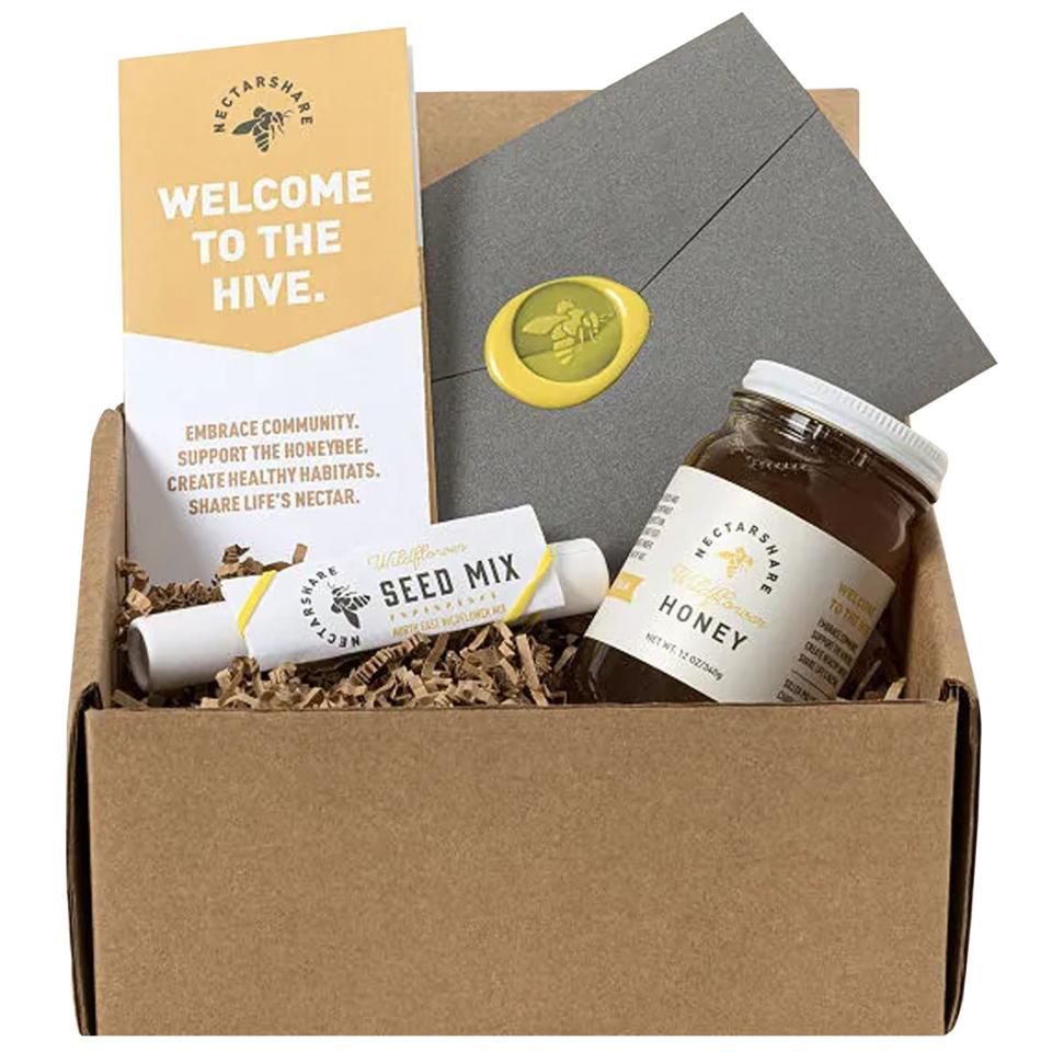 <p><a href="https://go.redirectingat.com?id=74968X1596630&url=https%3A%2F%2Fwww.uncommongoods.com%2Fproduct%2Fadopt-a-hive-honey-gift-set&sref=https%3A%2F%2Fwww.bestproducts.com%2Fhome%2Fdecor%2Fg1435%2Feco-friendly-products%2F" rel="nofollow noopener" target="_blank" data-ylk="slk:Shop Now;elm:context_link;itc:0;sec:content-canvas" class="link ">Shop Now</a></p><p>Adopt-a-Hive Honey Gift Set</p><p>uncommongoods.com</p><p>$99.00</p>