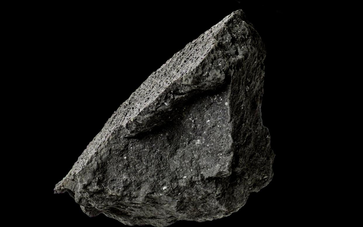 The meteorite fell on someone's drive in Gloucestershire - Jonathan E.Jackson / NHM Photo Unit 