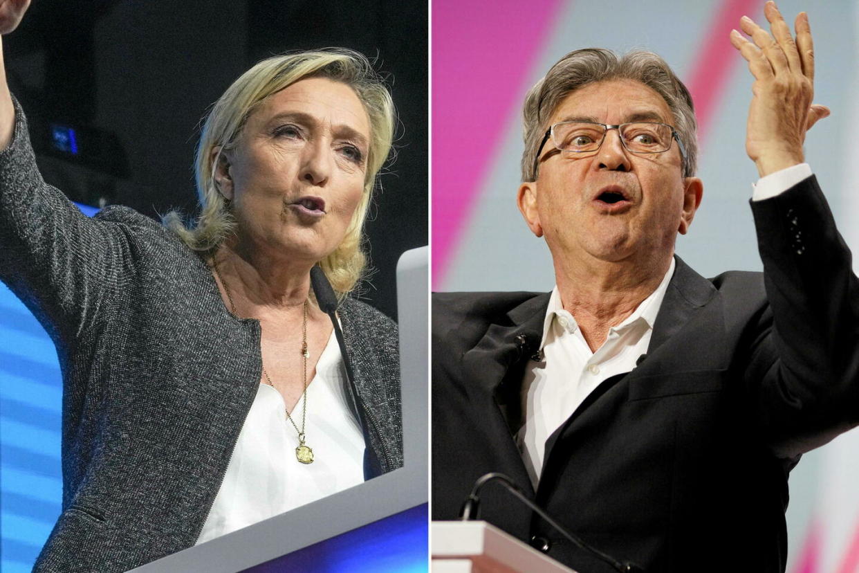 Pour l'historien Jean Garrigues, l'appel à un  « front républicain » contre le RN est affaibli par la normalisation du parti de Marine Le Pen et les dérives de celui de Jean-Luc Mélenchon.  - Credit:Michel Euler/Vincent Loison - informatique373/Sipa