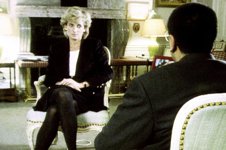 Diana, Princess of Wales, during her interview with Martin Bashir for the BBC (BBC) (PA Media)