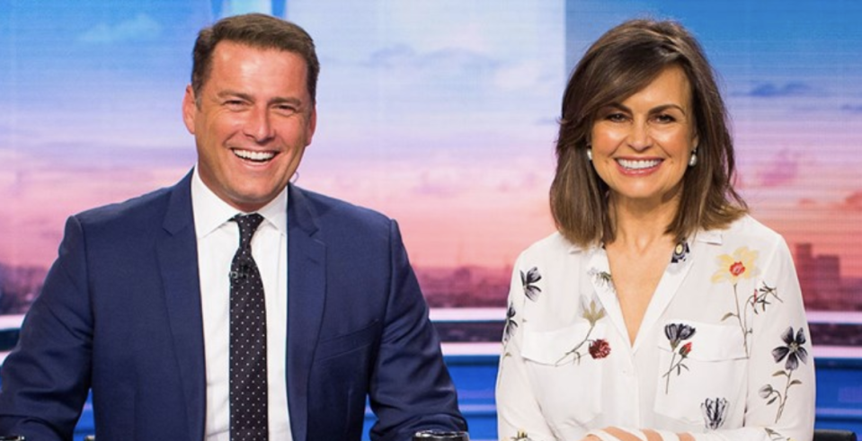 Karl Stefanovic and Lisa Wilkinson on the Today show