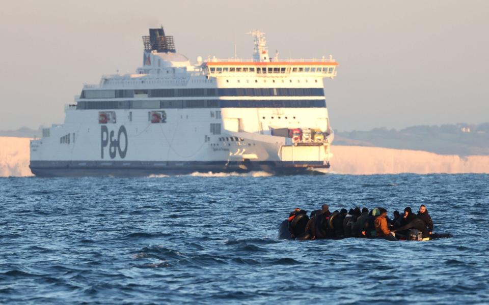 Channel migrants Dover immigration small boats Rishi Sunak - Steve Finn for The Telegraph