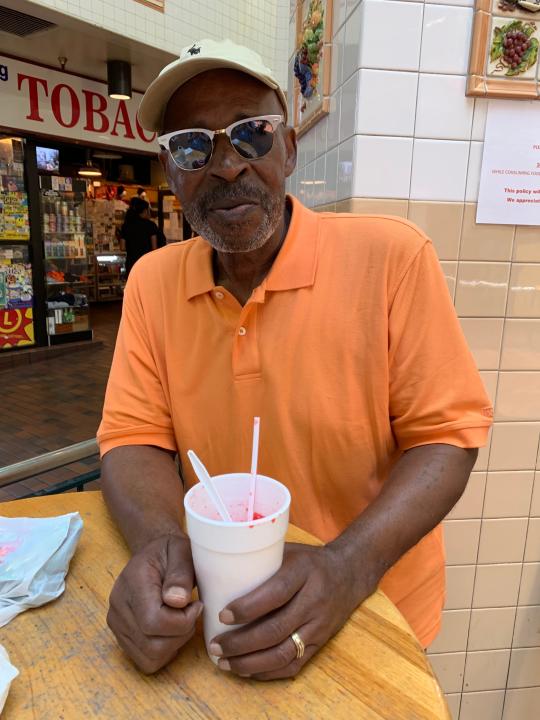 Thomas Williams, a 67-year-old security guard for a condo complex in Baltimore, hit back on Trump's attacks on his city. 