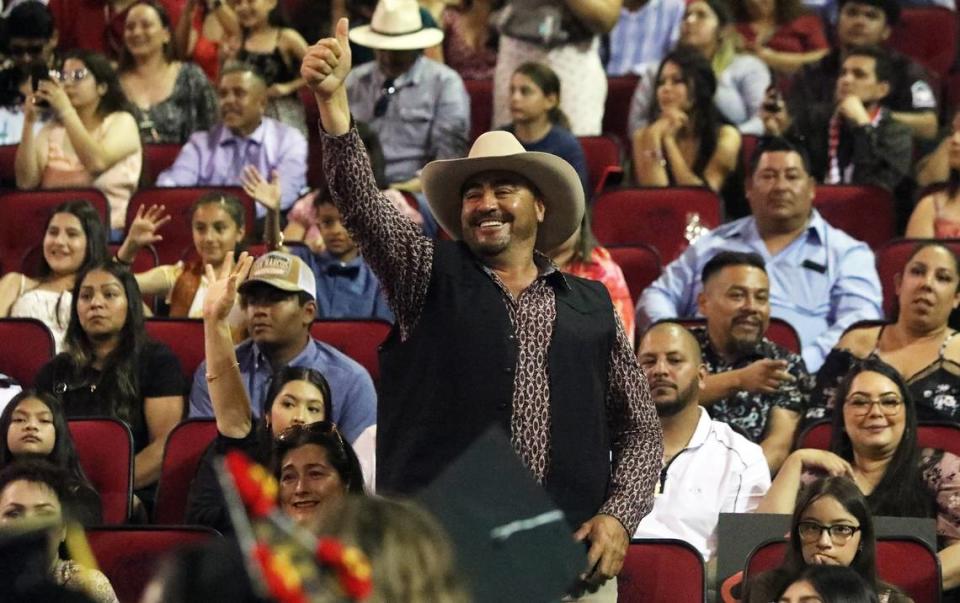 The Save Mart Center was filled to capacity for the 48th Fresno State Chicano/Latino Commencement Celebration on May 18, 2024.