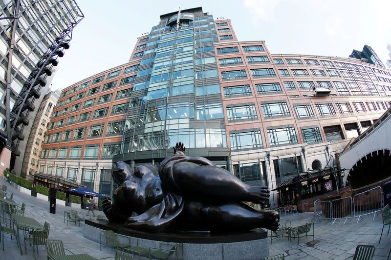 FILE PHOTO: The headquarters of the European Bank for Reconstruction and Development (EBRD) is seen in London