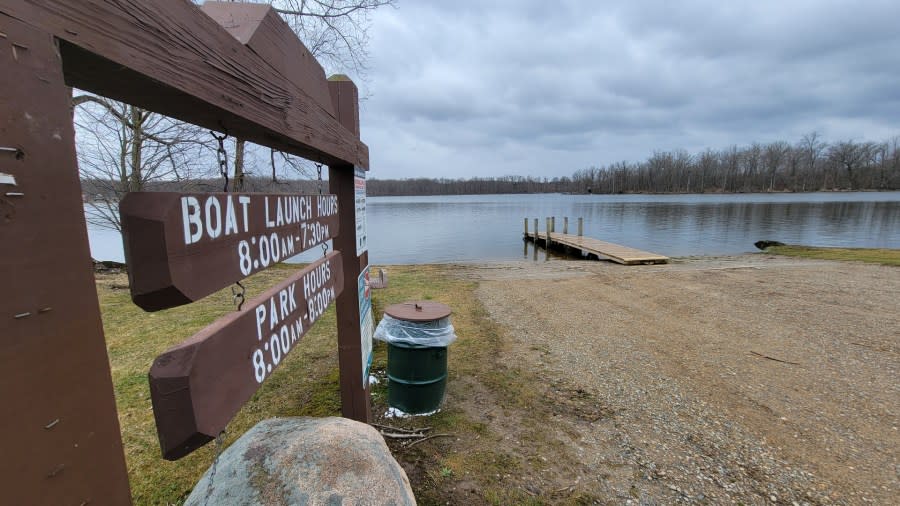 Thornapple Lake, southeast of Hastings. (March 2024)