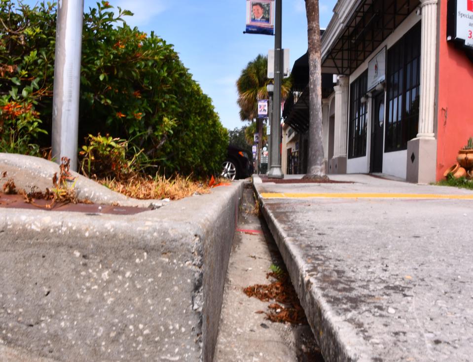 Ankle-twisting trip hazards are common across downtown Melbourne's aging streetscaping.