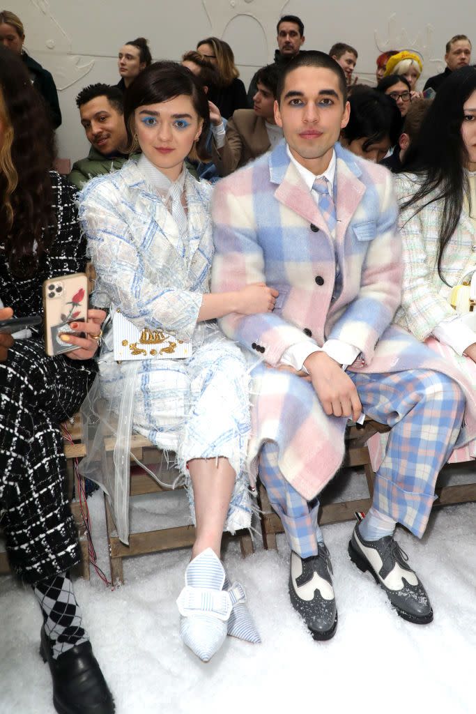 thom browne front row paris fashion week womenswear fallwinter 20202021