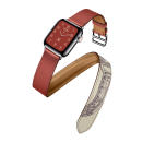 Apple Watch Hermes Series 5 40mm double tour band in calfskin. (PHOTO: HERMES)