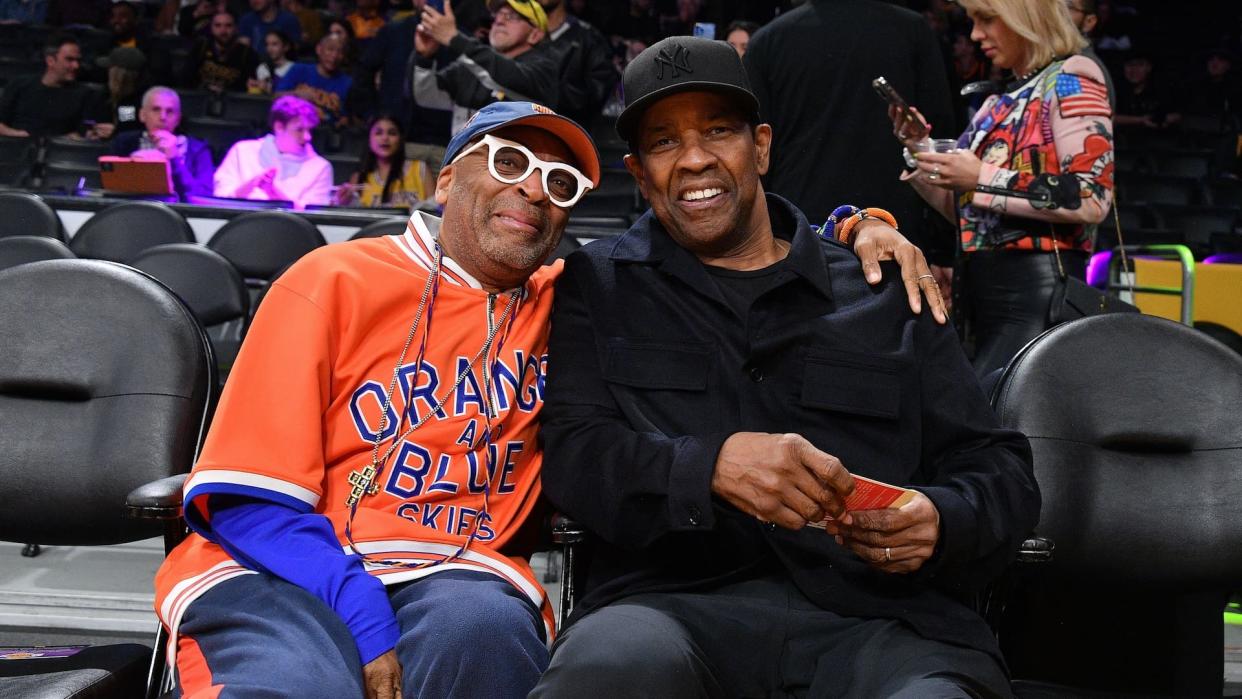 Spike Lee and Denzel Washington