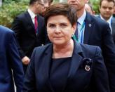 Poland's Prime Minister Beata Szydlo arrives at the EU summit meeting in Brussels, Belgium, October 19, 2017. REUTERS/Dario Pignatelli