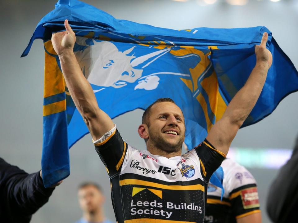 Rob Burrow was a star for Leeds Rhinos (PA)