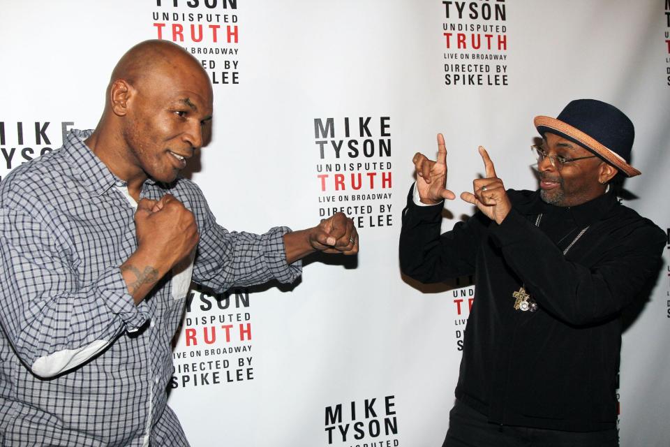 Mike Tyson and Spike Lee.