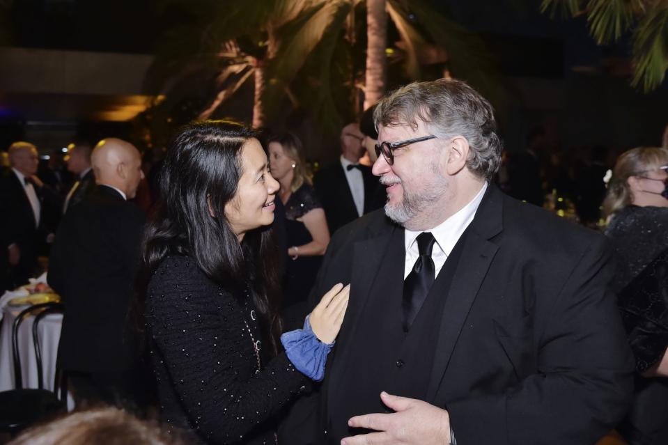 Chloé Zhao and Guillermo del Toro