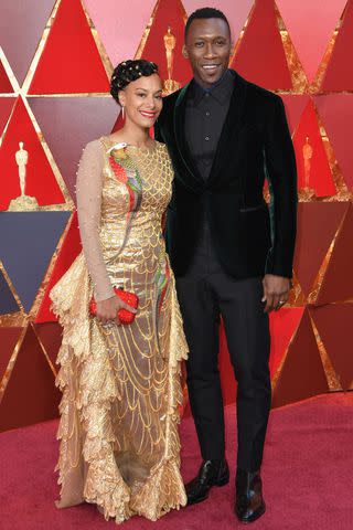 <p>Neilson Barnard/Getty</p> Amatus Sami-Karim (left) and Mahershala Ali attend the 90th Annual Academy Awards at Hollywood & Highland Center on March 4, 2018