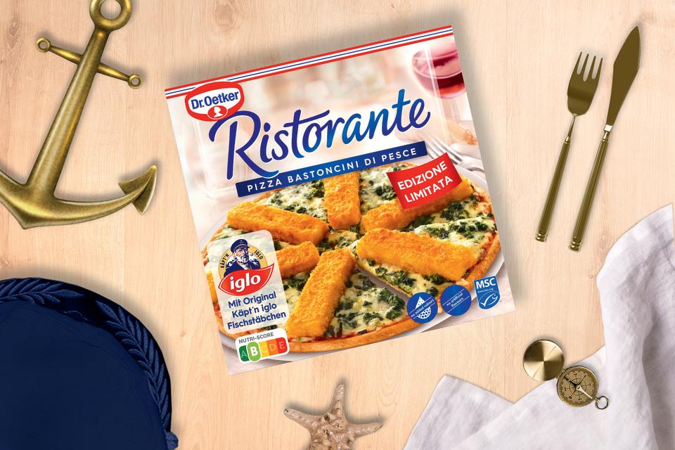 Die Fischstäbchenpizza wurde seit Jahren in der Twitter-Community gefordert. (Bild: Dr. Oetker)