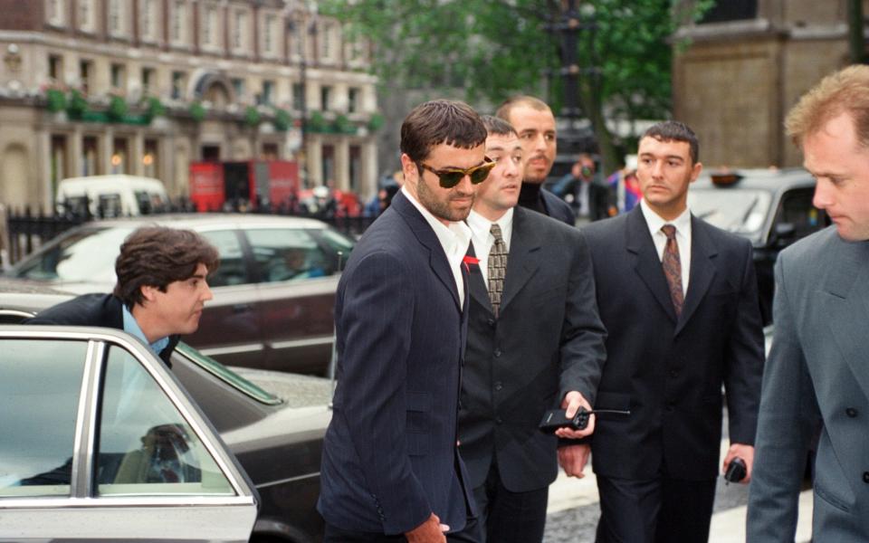 See you at court: George Michael arriving to testify against Sony - Mirrorpix