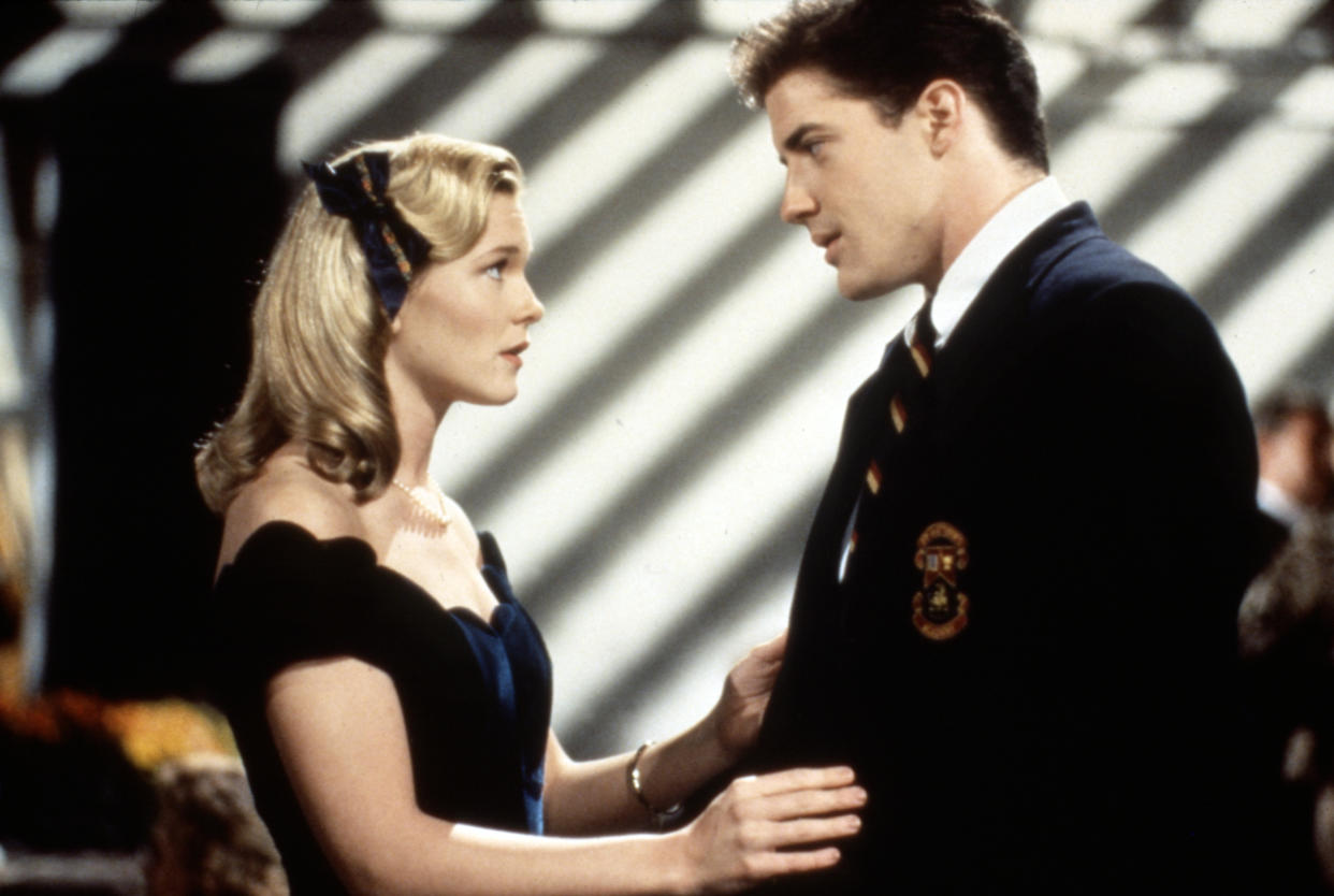 Amy Locane and Brendan Fraser in School Ties. (Photo: Paramount Pictures/Courtesy: Everett Collection)
