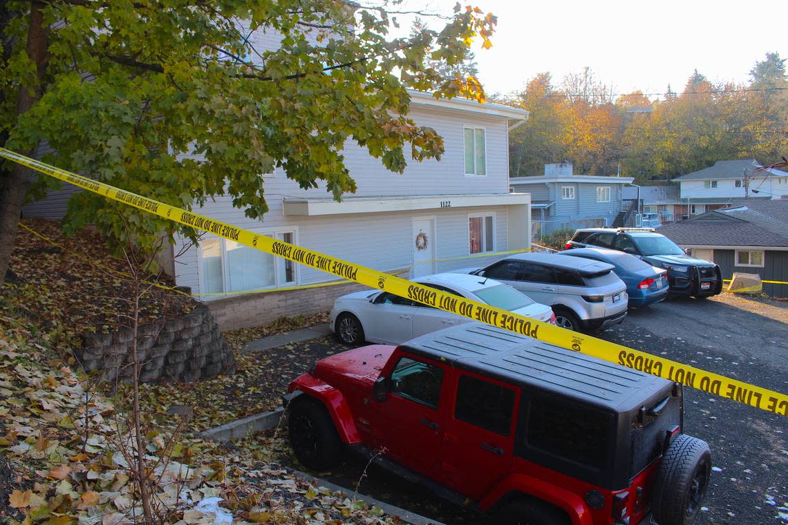 Four students were found dead Sunday at this home on King Road near the University of Idaho in Moscow. 