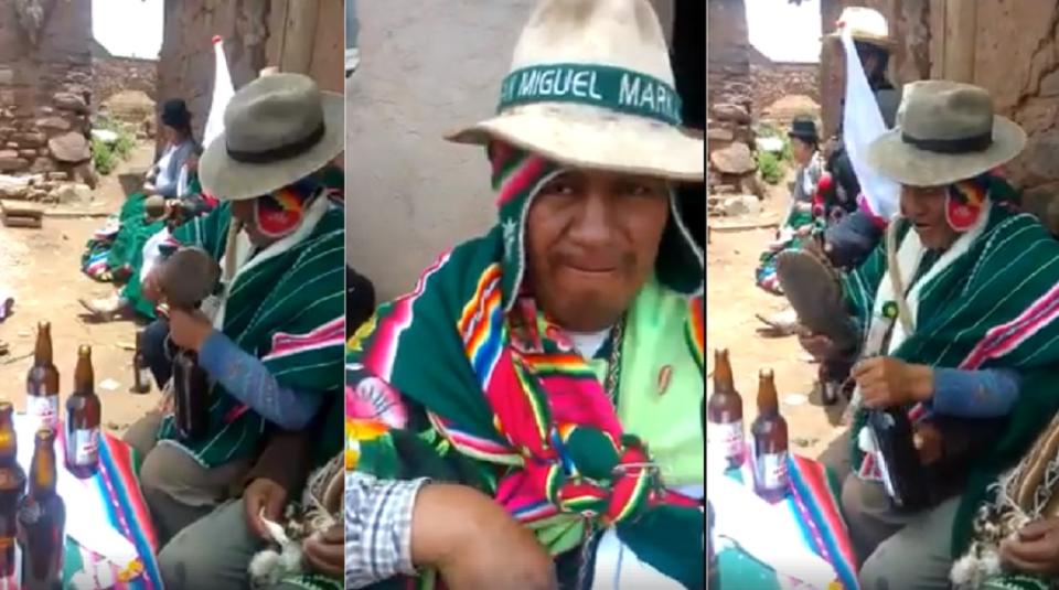 El hombre sorprendió con su ‘técnica’ para abrir envases de cerveza. Foto: Facebook/ESPEE