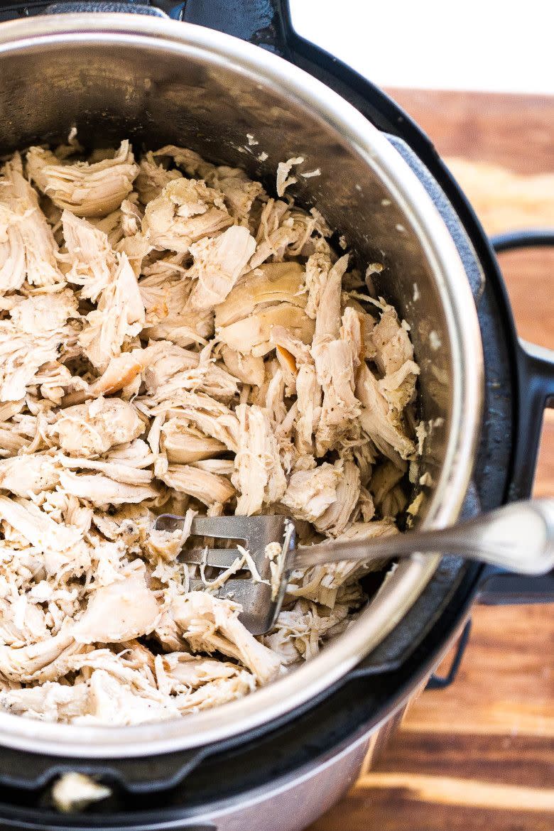 Pressure Cooker Shredded Chicken