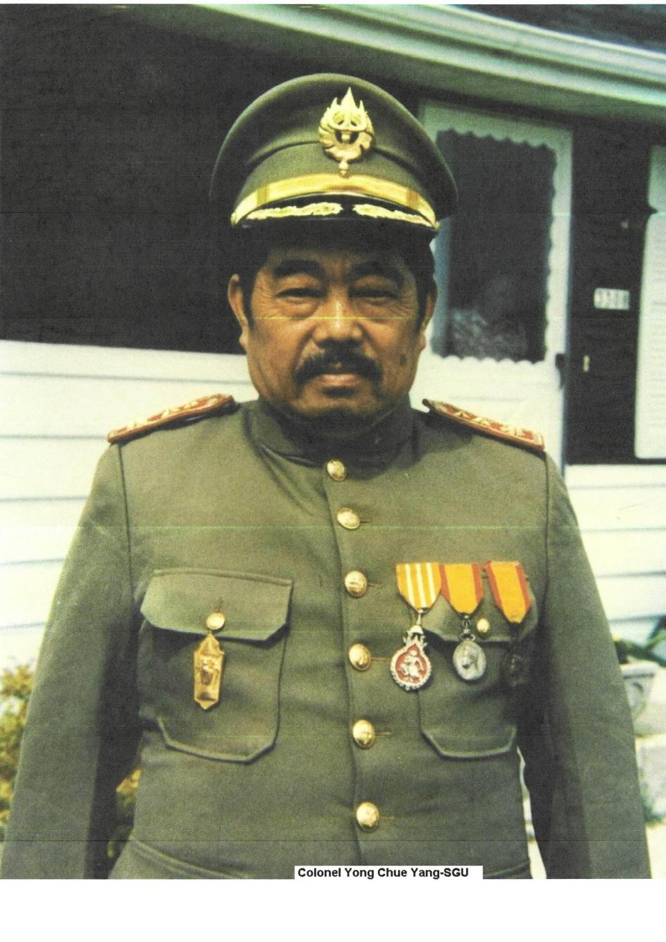 Colonel Yong Chue Yang, Vue Yang's father, served in a Special Guerrilla Unit during the Secret War.