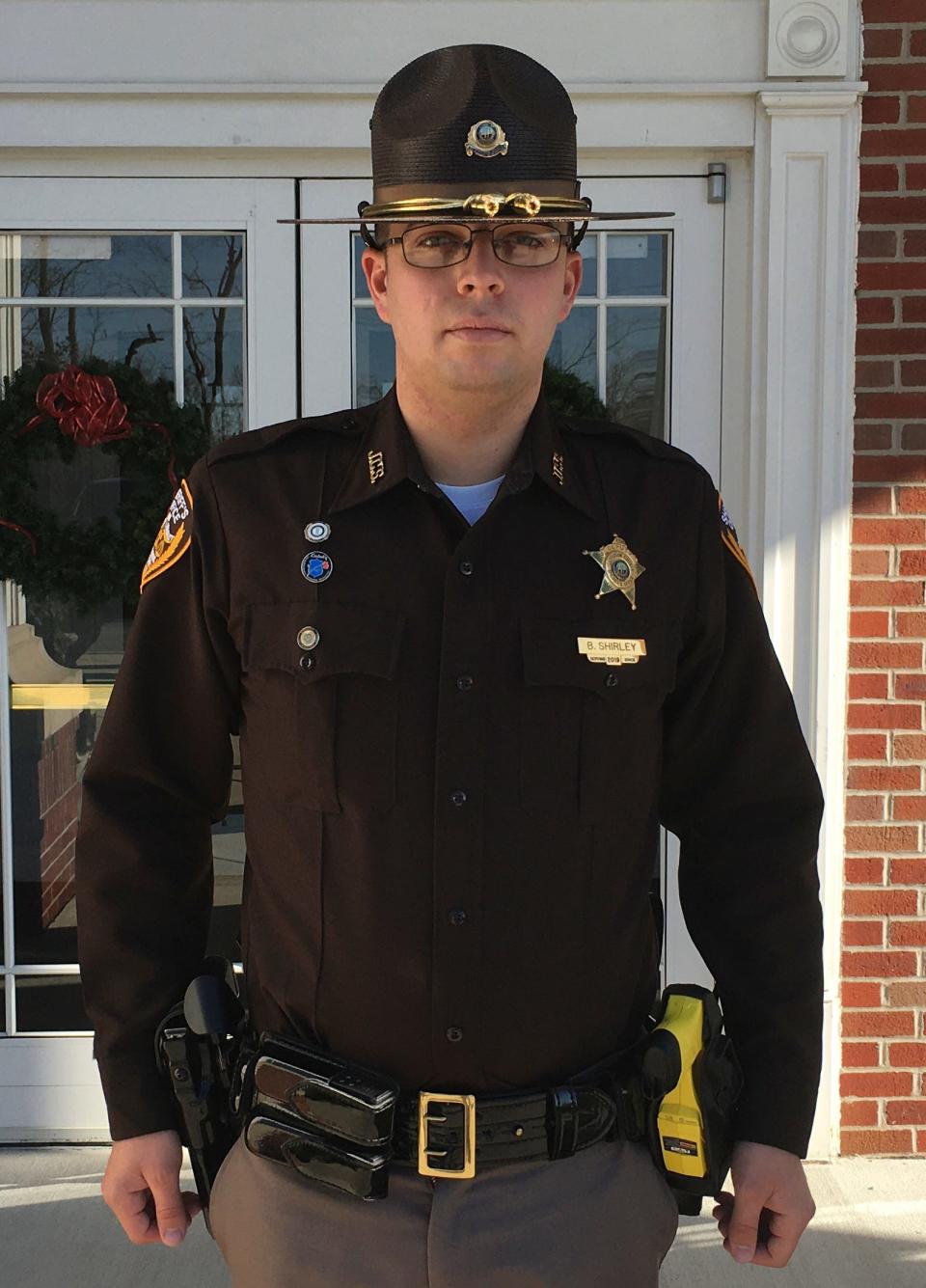 Brandon Shirley, 26, a deputy with the Jefferson County Sheriff's Office, was killed Thursday after being shot in a car lot where he was working off-duty.