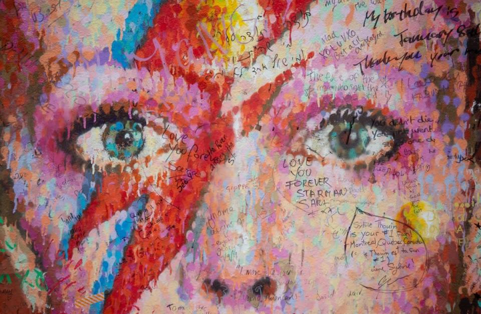 David Bowie mural (Dominic Lipinski/PA) (PA Archive)