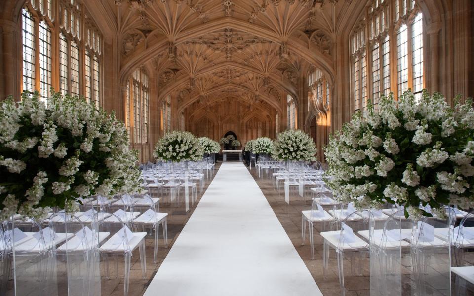 Bodleian Library Oxford wedding - Niemierko