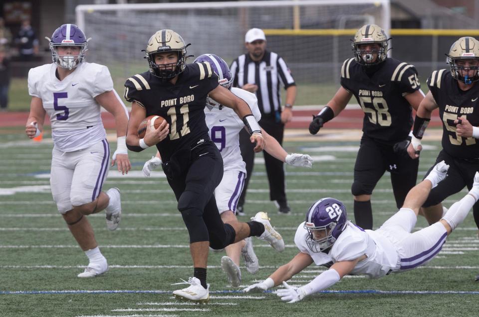 Point Pleasant Boro, with senior quarterback Matt Oliphant, as one of its top players, moves up to No. 4 in the Asbury Park Press Top 20 this week.