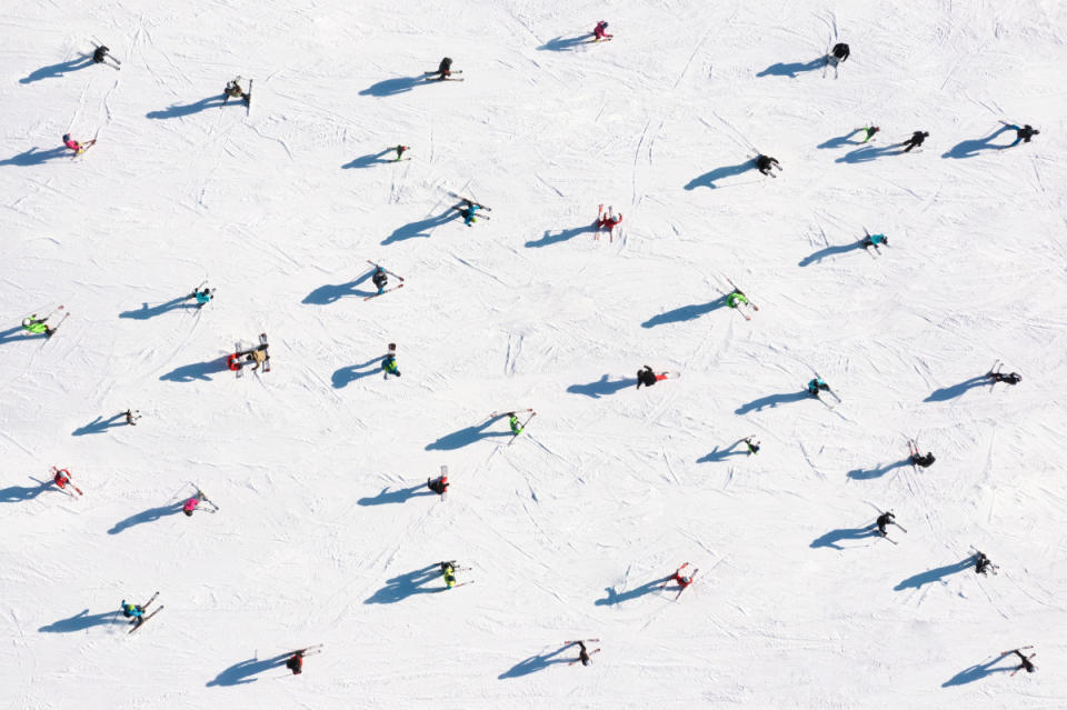 U.S. ski resorts saw over 60 million skier visits this winter.<p>Biletskiy_Evgeniy/Getty Images</p>