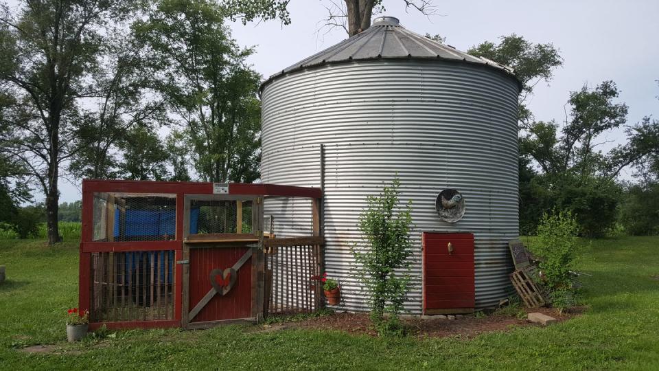 Silo Chicken Coop