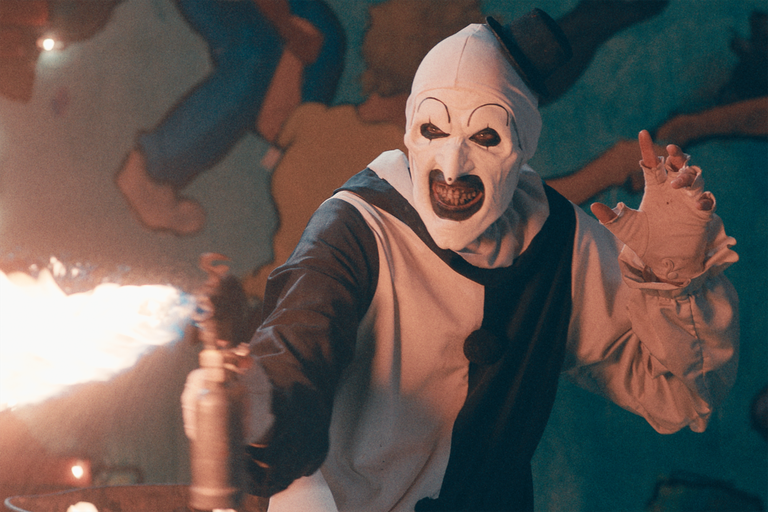 Terrifier 2, el payaso siniestro, una de las películas que regresará a los cines en esta semana de Halloween