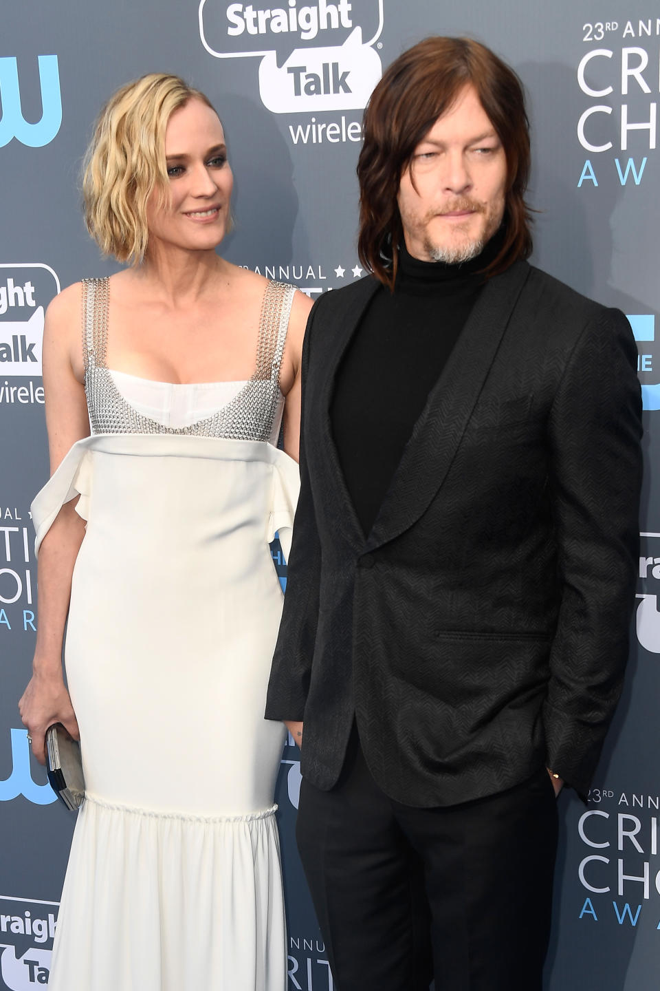 Diane Kruger and Norman Reedus at the Critics’ Choice Awards in January. (Photo: Frazer Harrison/Getty Images)