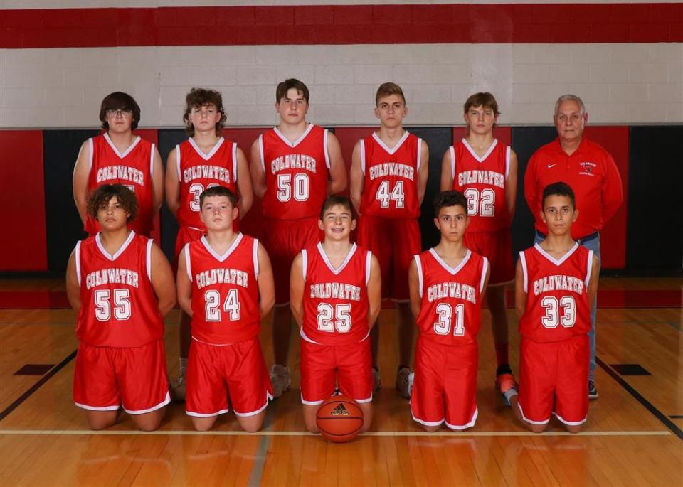 The Coldwater LMS 8th grade "A" team improved to 10-1 on the season with a win over Parma Western Wednesday